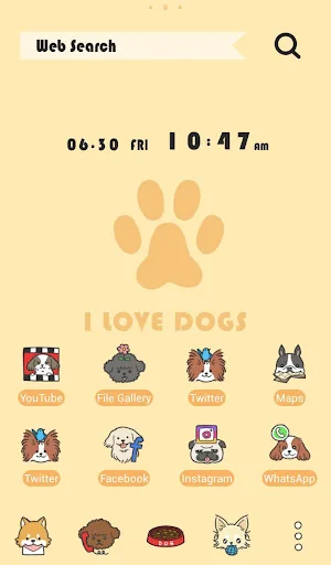 I Love Dogs Theme +HOME