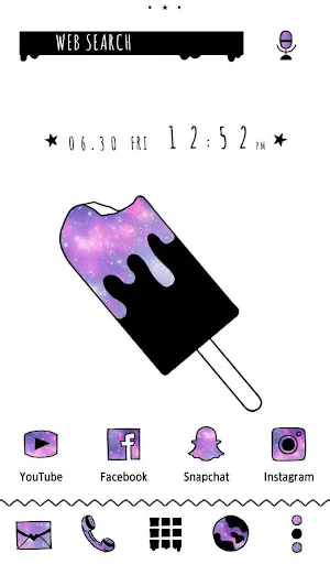 Popsicle Galaxy Theme