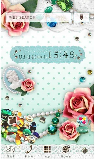 JEWELS & ROSES Wallpaper Theme