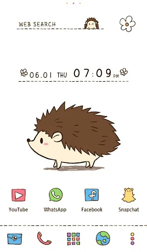 Cute Hedgehog Theme