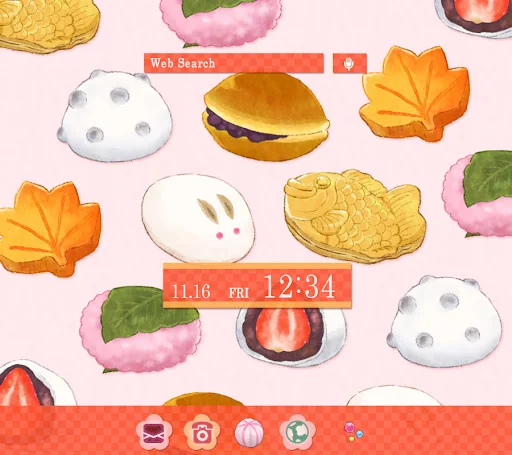 Cute Japanese Sweets Theme