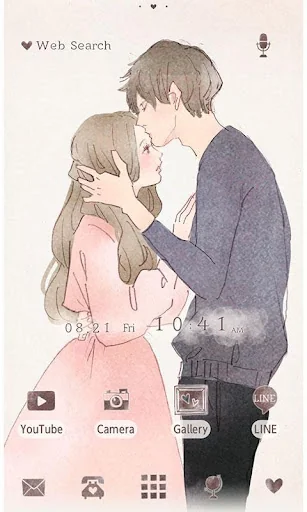 Love Wallpaper-Kiss-