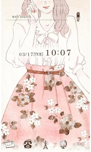 -Floral Lady- Theme +HOME