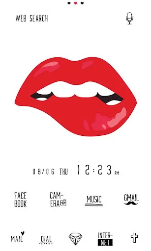 Cool Theme-Lip Bite-