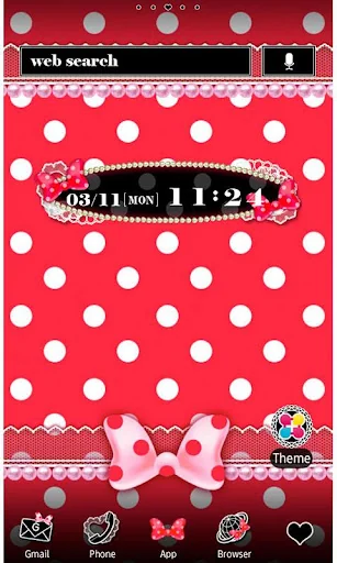 Lovely Hearts Wallpaper Theme
