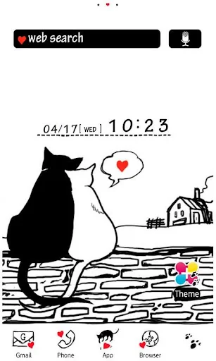 Cat Wallpaper Lovers  Theme screenshot 1
