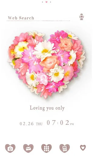Heart Theme Loving you only