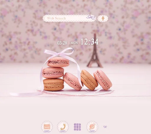 Parisian Macaroons Theme +HOME