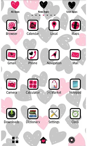 Cute Wallpaper Graffiti Hearts screenshot 3