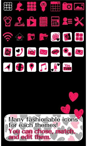 Cute Wallpaper Graffiti Hearts screenshot 4
