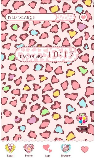 Cute Wallpaper Leopard Candy screenshot 1