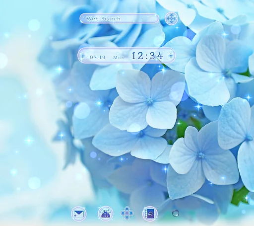Blue Hydrangea Theme