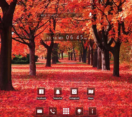 Autumn Trees Theme