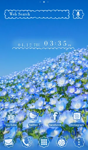 Nemophila Field Theme