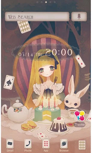 Alice's Tea Party Wallpaper