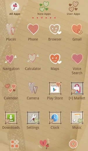 -Open Your Heart- Theme +HOME screenshot 2