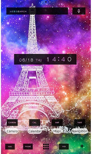 Paris Wallpaper-Space Eiffel-