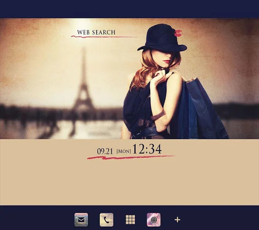 Parisian-Stylish Theme screenshot 1