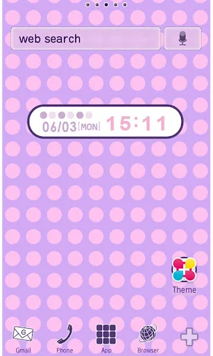 Poppin pink 'n' purple Theme