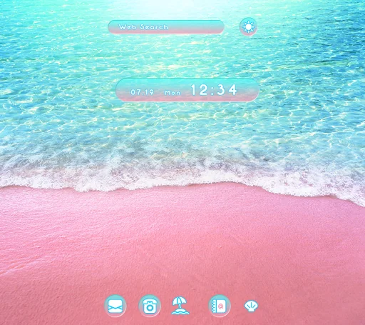 Pink Sand Beach Theme