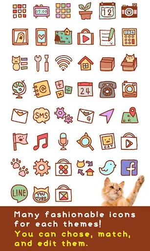 Cute wallpaper-Playful Cat- screenshot 4