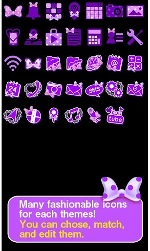 Purple polka dot Wallpaper screenshot 4
