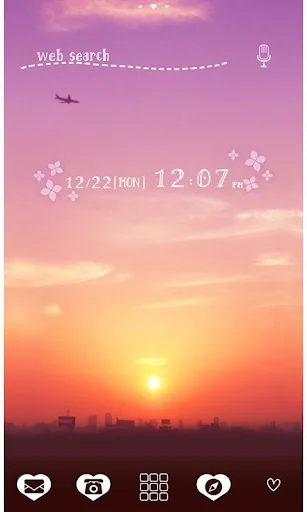 Sky Wallpaper Purple Sunrise