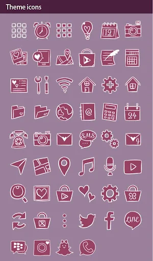 Rainbow Candy Theme +HOME screenshot 4