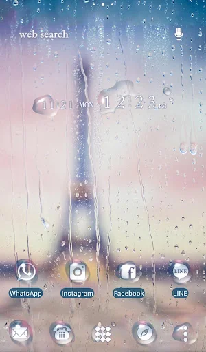 Paris wallpaper Rainy Theme screenshot 1