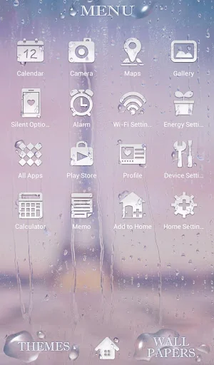 Paris wallpaper Rainy Theme screenshot 2