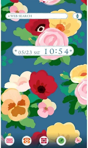Retro Flowers Theme +HOME