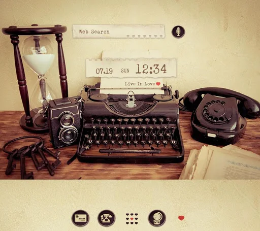 Retro  Wallpaper-Typewriter-