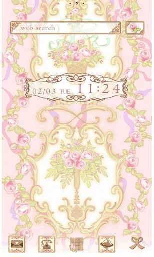 Classic Wallpaper Rococo Rose screenshot 1