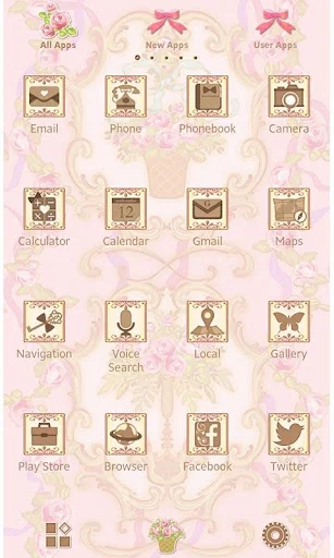 Classic Wallpaper Rococo Rose screenshot 2