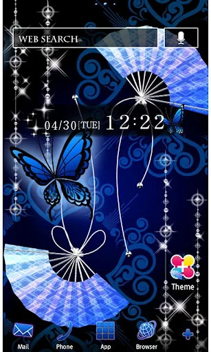 Azure Fantasy Wallpaper Theme