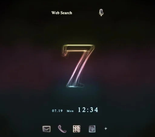 Seven Theme +HOME screenshot 1