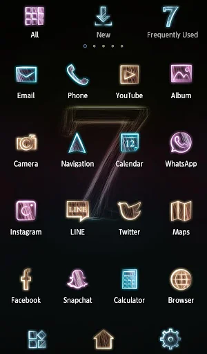 Seven Theme +HOME screenshot 3