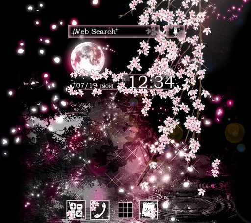 Wallpaper Weeping Cherry Theme