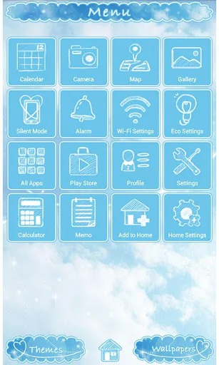 -Sky Above- Theme +HOME screenshot 3