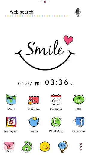 Simple Theme Smile Friends