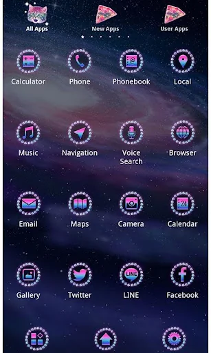 Funny Theme-Pizza Space Cat!- screenshot 3