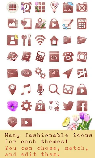 icon&wallpaper-Spring Flowers- screenshot 4