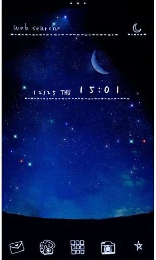 Romantic Wallpaper Starlit Sky
