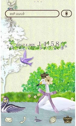 Swan Collage Theme +HOME