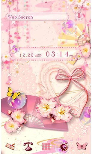 Colorful Theme Precious Pinks screenshot 1
