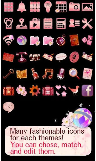 Colorful Theme Precious Pinks screenshot 4