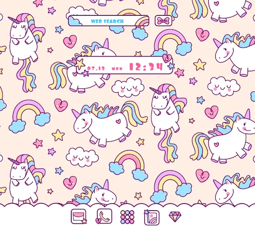 Endearing Unicorns Theme