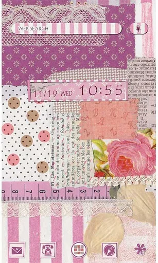 Girly Theme Sweet Pink Collage