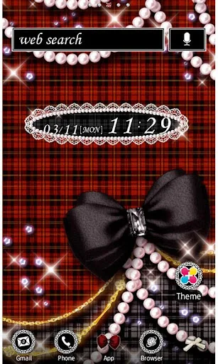 Plaid and Pearls Wallpaper