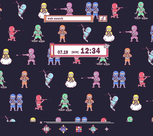 Ninja Team Theme +HOME screenshot 1